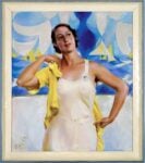 Giacomo Balla, Figlia del sole,1933, olio su tavola, Collezione Privata