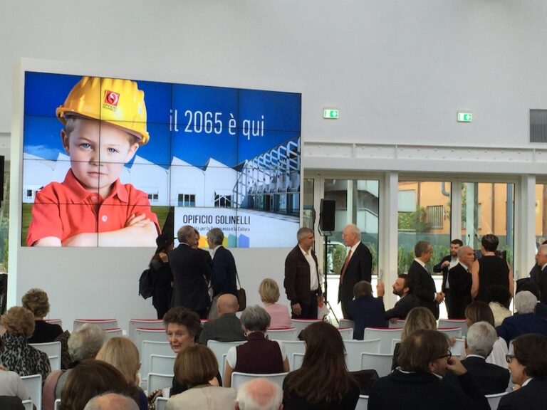 Inaugurazione Opificio Golinelli Bologna 09 La Fondazione Golinelli lancia l’Opificio. A Bologna si guarda al 2065 attraverso arte, scienza, formazione per bambini, insegnanti, cittadini: ecco il reportage fotografico