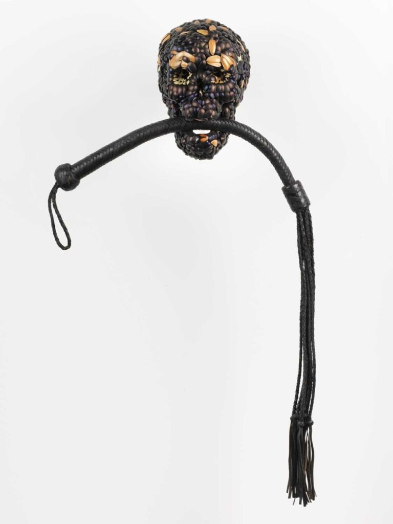Jan Fabre, Skull with Whip, 2013