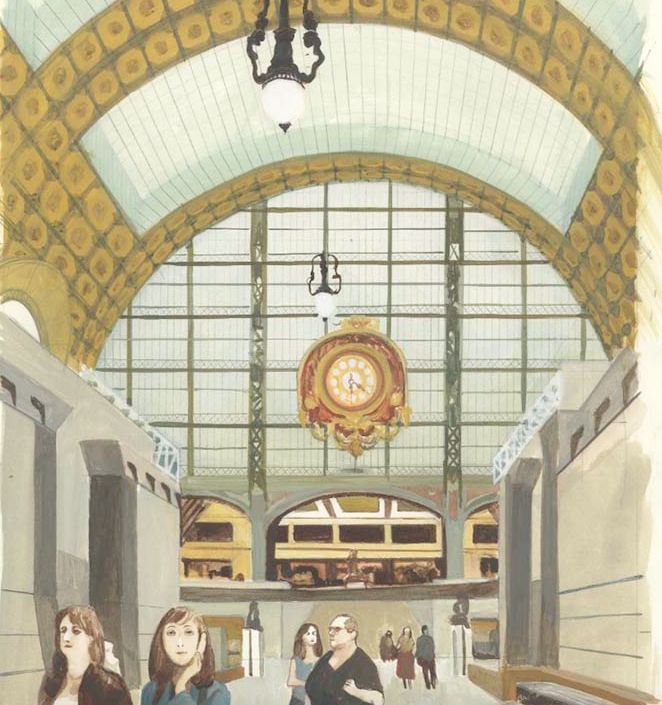 Il Musée d’Orsay diventa un graphic novel. Dopo la Francia, arriva anche in Italia il fumetto di Manuele Fior dedicato al tempio parigino dell’Impressionismo 
