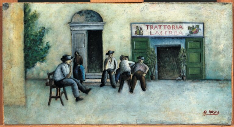 Ottone Rosai, Trattoria Lacerba, 1921. Collezione privata