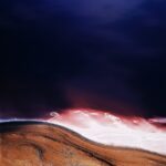 Robert Smithson, Spiral Jetty, 1970 - from Troublemakers - photo © David Maisel. Art © Holt Smithson Foundation-Licensed by VAGA, New York - courtesy Institute, Venice, CA.