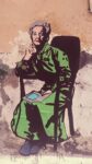 Roxy in the Box Chatting 2015 Rita Levi Montalcini Roxy in The Box e la street art. Ritratti di celebrità fra i Quartieri spagnoli, a Napoli. E non manca lo sfregio: Basquiat vandalizzato