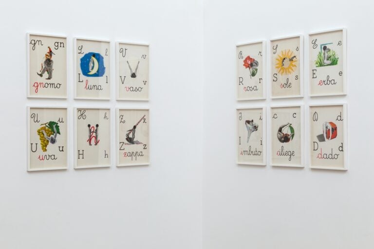 Tomaso Binga – Scrivere non è descrivere – veduta della mostra presso la Galleria Tiziana Di Caro, Napoli 2015 – photo Danilo Donzelli