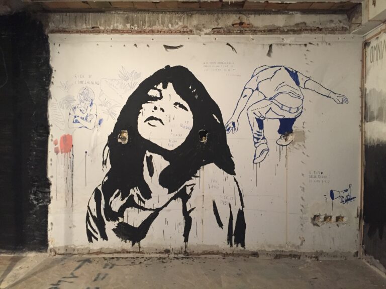 Tracce Temporanee Roma Pax Palocha Street art nel palazzo segreto. A Roma 28 artisti dipingono sui muri sventrati di un’architettura in via di ristrutturazione. Tutte le foto