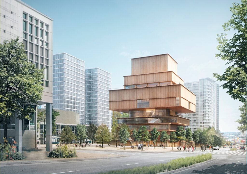 La prima volta di Herzog & de Meuron in Canada. Ecco i render della nuova Vancouver Art Gallery, un edificio completamente in legno in una città dallo “skyline di vetro”