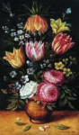 Ambrosius Brueghel, Vaso con tulipani e dalie, 1645-1650 ca., Collezione privata, Amsterdam