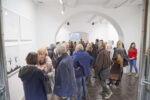 Amparo Sard – Cutting the Space – veduta dell'inaugurazione presso la Galleria Paola Verrengia, Salerno 2015 – photo Ciro Fundarò