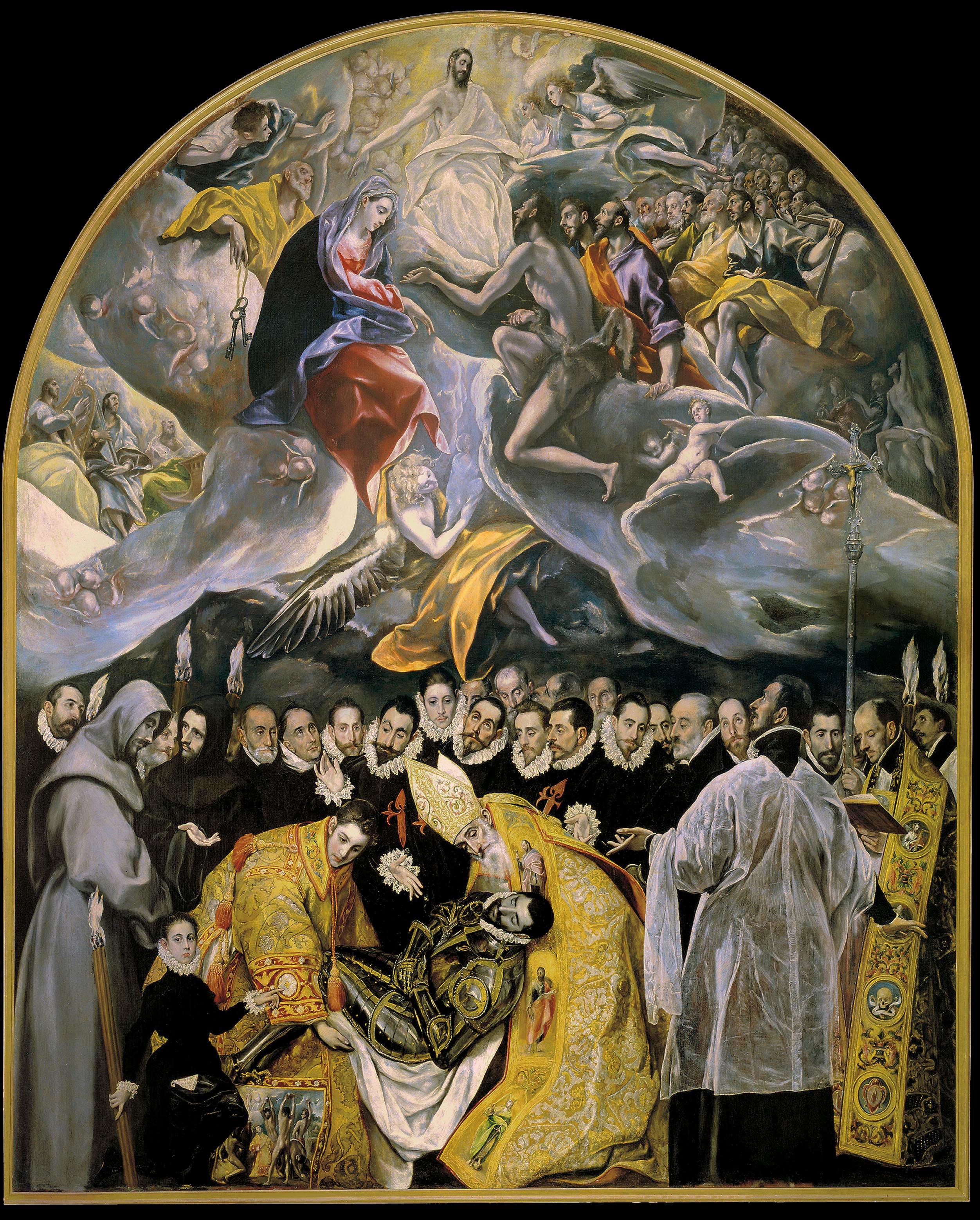 El Greco, La Sepoltura del conte di Orgaz, 1586 Artribune