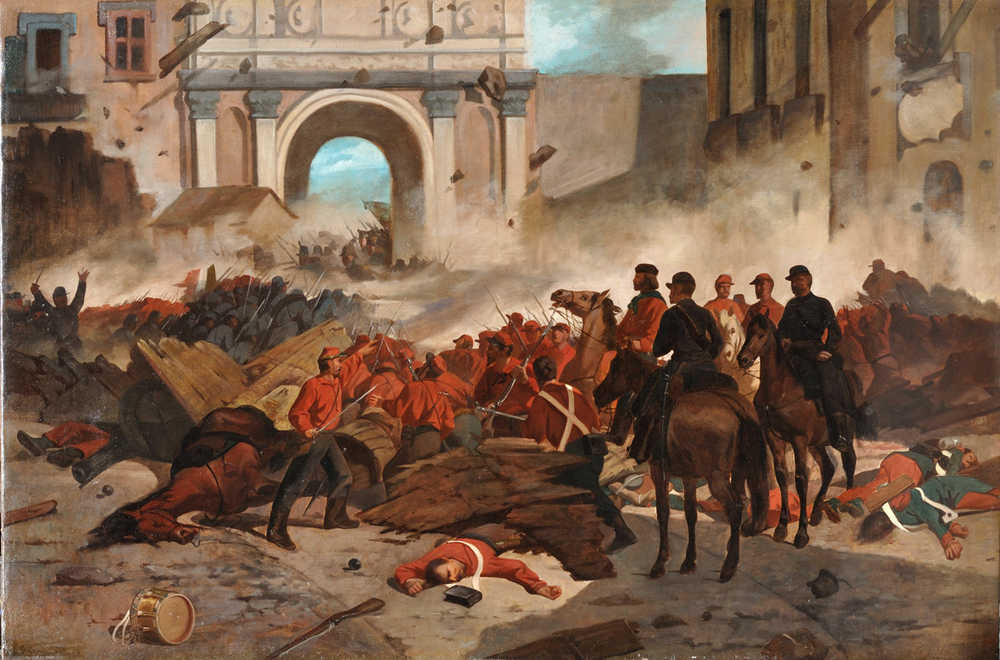 Giovanni Fattori, Garibaldi a Palermo, 1860-61 – Collezione privata, courtesy Società di Belle Arti, Viareggio