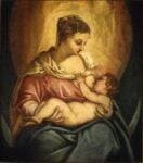 Jacopo Tintoretto Madonna allattante olio su tela cm 89x76 Ladri al Museo di Castelvecchio a Verona, rubati ieri notte 17 preziosi dipinti. Ecco l'elenco completo e tutte le immagini: da Mantegna a Pisanello, a Tintoretto