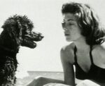 Joan Mitchell con il suo cane Georges
