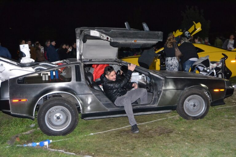 Lucca Comics & Games 2015 - Cosplayers. DeLorean