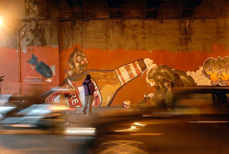 Mimmo Frassineti Urbs Picta Scalo San Lorenzo Mimmo Frassineti immortala i murales di Roma. Una mostra al Museo Bilotti, per raccontare il fermento di una scena. Con un ciclo di talk