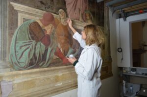 Il Cristo di Piero della Francesca risorge una seconda volta. Primi esiti del restauro dell’affresco di San Sepolcro: la Resurrezione ripulita da residui di interventi precedenti