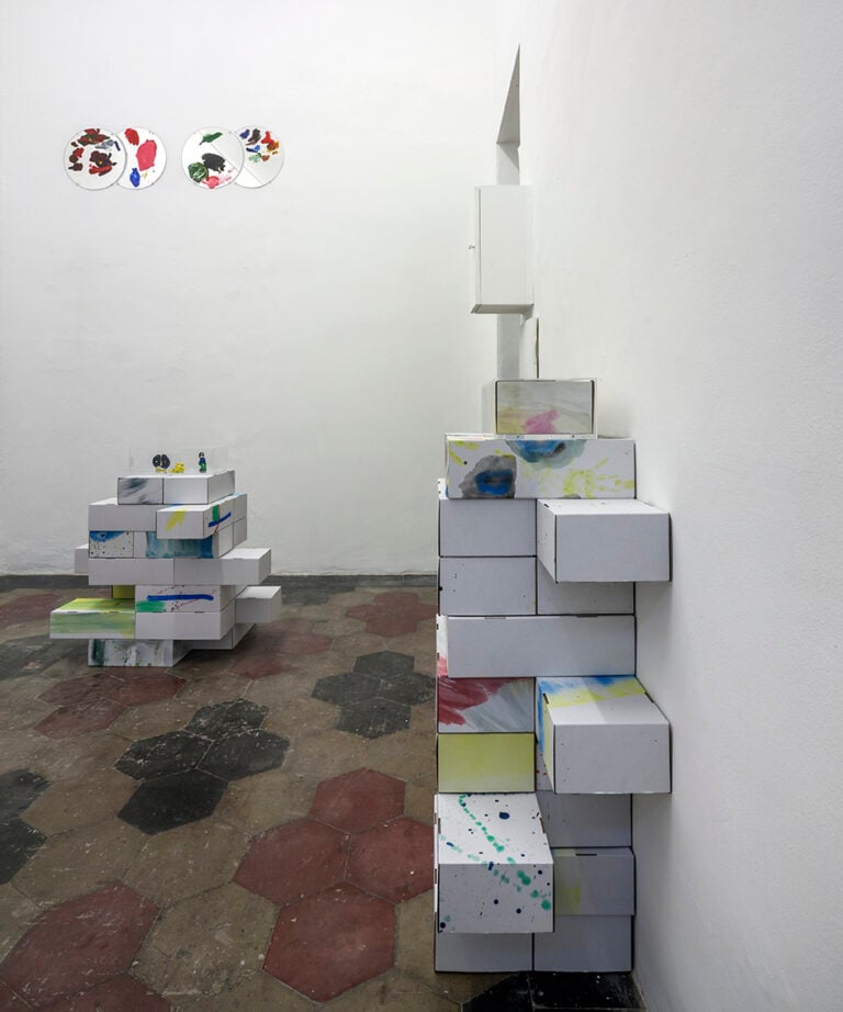 Ryan Gander & Olive May Gander – Jolly Grown Up - veduta della mostra presso Quartz Studio, Torino 2015