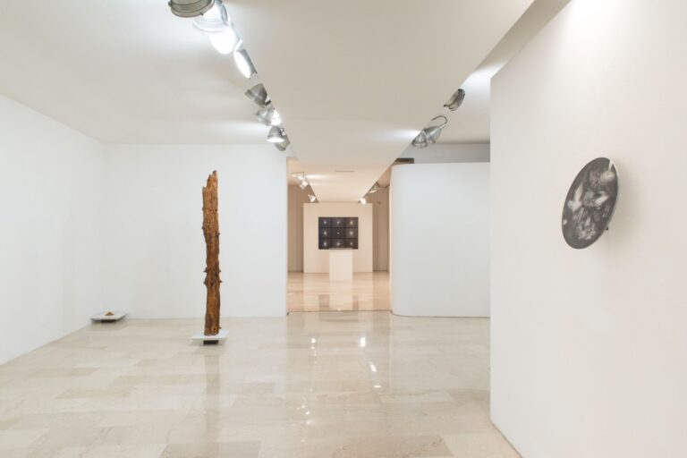 The Morning I Killed a Fly - veduta della mostra presso la Galleria Mazzoli, Modena 2015 - Oscar Santillan, Christian Fogarolli e Shigeo Arakawa