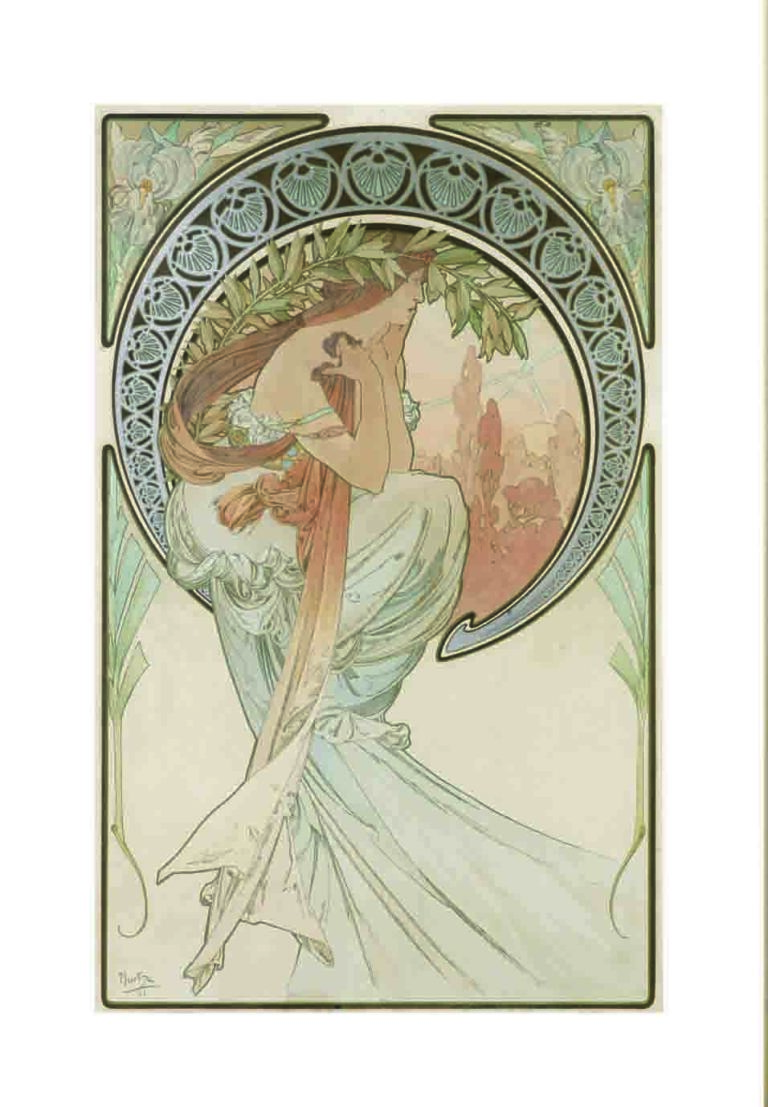 Alfons Mucha La Poesia Immagini in anteprima della grande mostra di Alfons Mucha a Palazzo Reale di Milano. Atmosfere Art Nouveau per l'antenato della comunicazione contemporanea