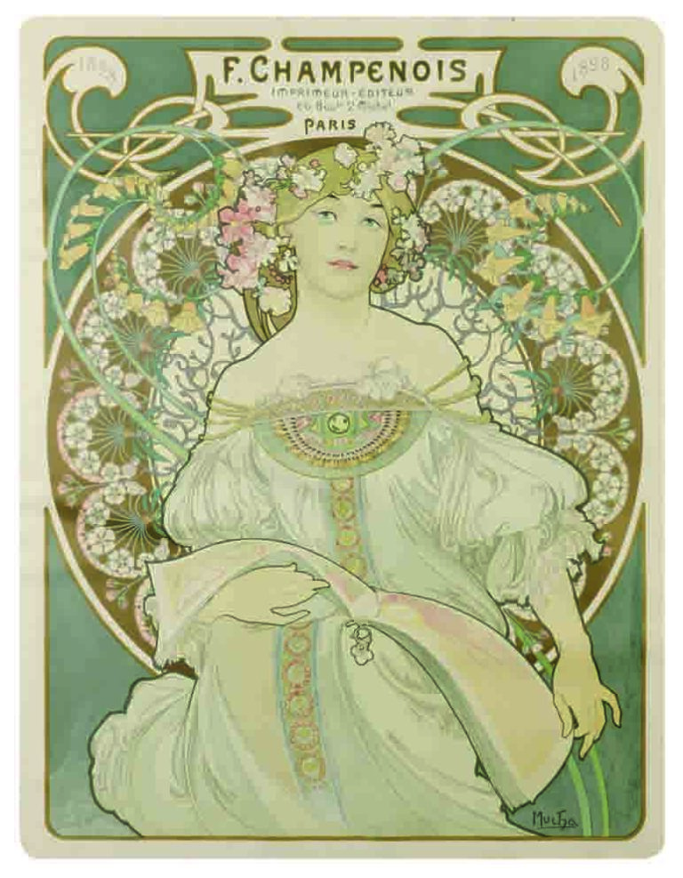 Alfons Mucha Reverie Immagini in anteprima della grande mostra di Alfons Mucha a Palazzo Reale di Milano. Atmosfere Art Nouveau per l'antenato della comunicazione contemporanea