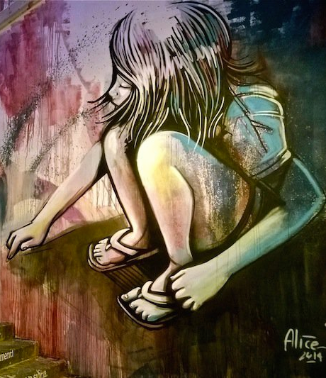 Alice Pasquini Salerno 2015 courtesy Fondazione Alfonso Gatto Salerno, Street Art e poesia di strada. Crescono i Muri d’Autore promossi dalla Fondazione Alfonso Gatto. In memoria di un grande poeta del Novecento