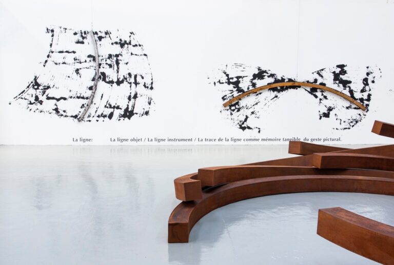 Bernar Venet - Il caos come principio sottovalutato dell'ordine - veduta della mostra presso la Galleria Giorgio Persano, Torino 2015 - photo Nicola Morittu