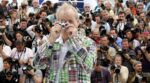 Bill Murray fotografato a Cannes da Joel Ryan - gigantografia allestita all'esterno del Baltic di Gateshead