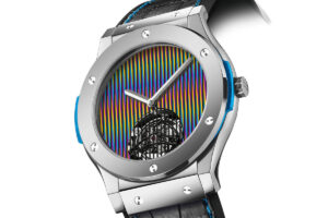 Opere d’arte da polso. La svizzera Hublot lancia tre orologi ispirati al lavoro dell’artista Carlos Cruz-Diez. Arte cinetica, per misurare il tempo