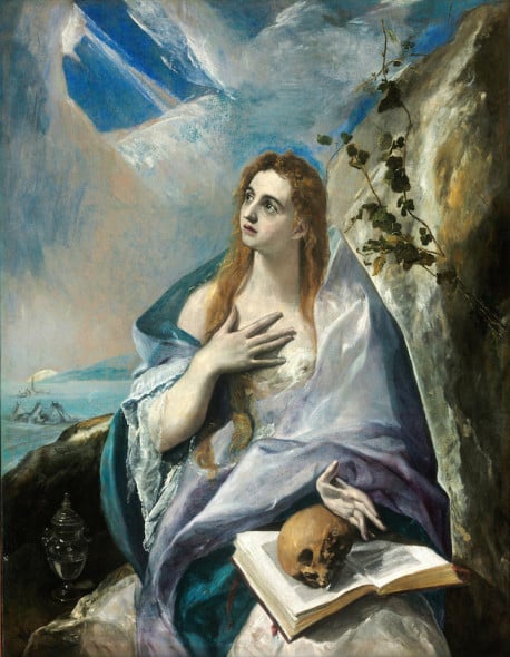 Domínikos Theotokópoulos detto El Greco, Santa Maddalena Penitente - Museo di Belle Arti, Budapest