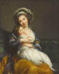 Elisabeth Louise Vigée Le Brun, Ritratto dell’artista con sua figlia, 1786 - Museo del Louvre, Parigi - photo Franck Raux