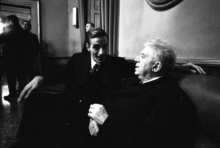 Eugenio Montale e Dino Buzzati