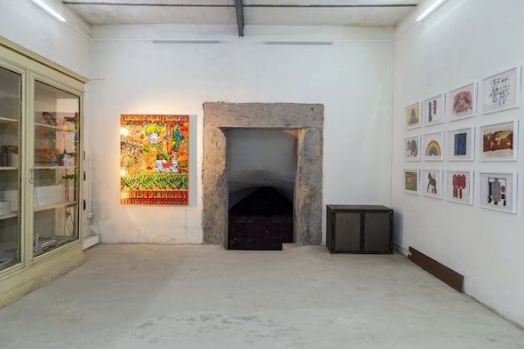 Federico Solmi – The Great Dictator – veduta della mostra presso Dino Morra Arte Contemporanea, Napoli 2015 - photo Danilo Donzelli