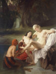 Francesco Hayez, Betsabea al bagno, 1834 - Collezione privata