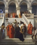 Francesco Hayez, Gli ultimi momenti del doge Marin Faliero sulla scala detta del piombo, 1867 - Milano, Pinacoteca di Brera