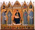 Giacomo Da Campli Alias “Maestro dei Polittici Crivelleschi” Madonna in trono col Bambino san Francesco san Bernardino sant’Antonio san Giovanni da Capestrano 1482 Ecco le immagini del nuovo Museo Nazionale d'Abruzzo. Un nuovo passo verso la rinascita de L'Aquila dopo il grave sisma del 2009