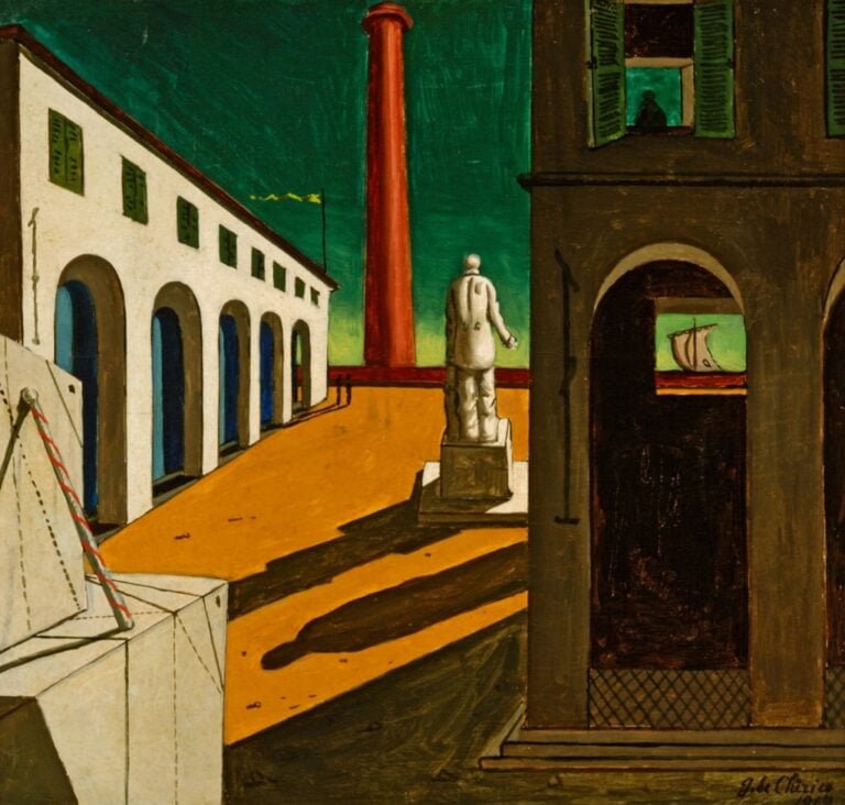 Giorgio de Chirico, Enigma della partenza, 1914 - Parma, Fondazione Magnani Rocca © Fondazione Magnani Rocca