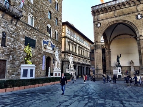 Jeff Koons, Pluto and Proserpina - Piazza della Signoria, Firenze 2015