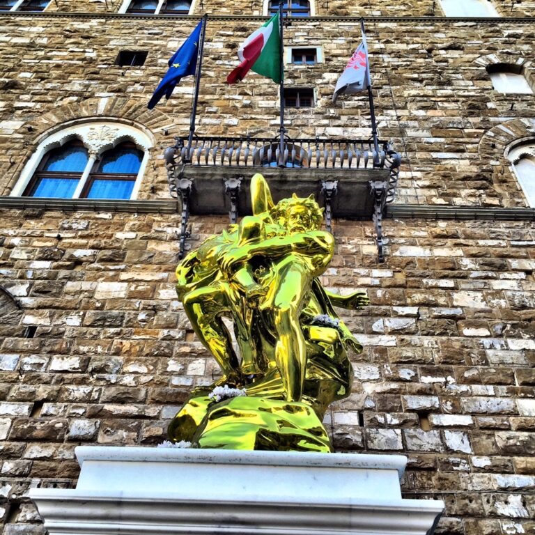 Jeff Koons, Pluto and Proserpina - Piazza della Signoria, Firenze 2015