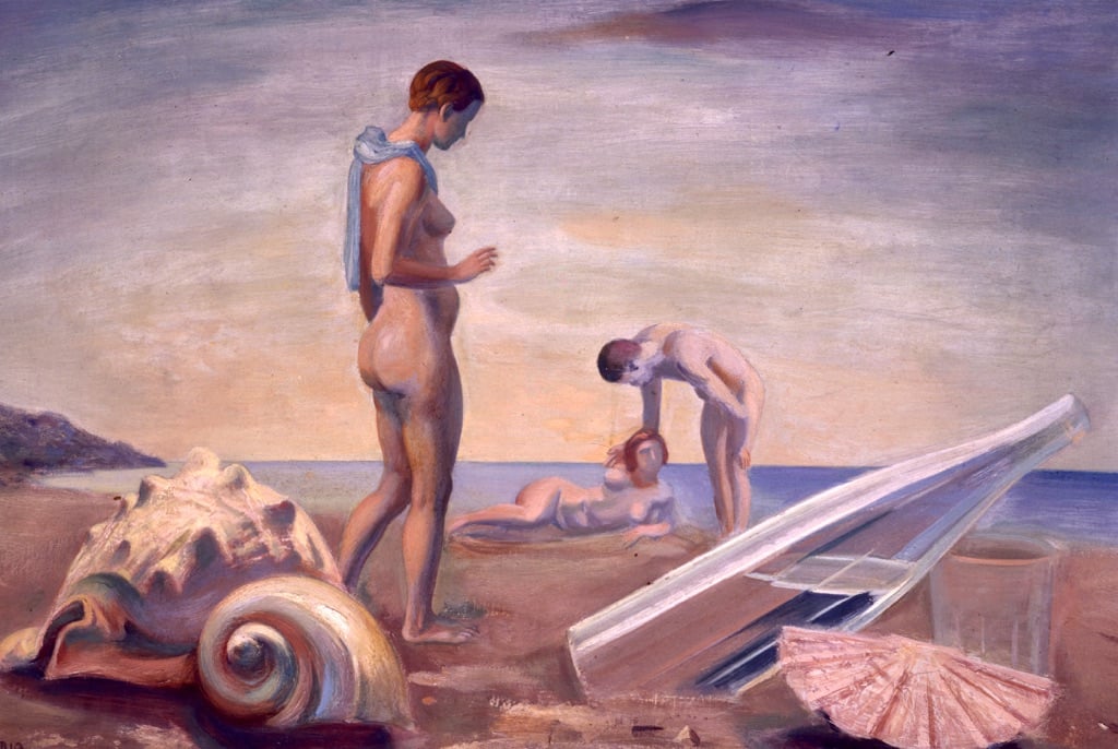 Mario Tozzi, In riva al mare, 1935 - Roma, Galleria d’Arte Moderna © Roma Capitale