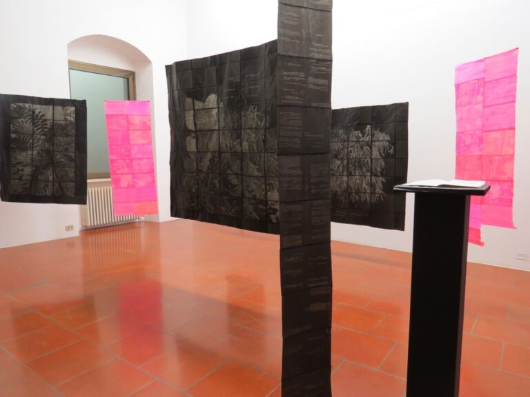 Marta Roberti – Il fondo sale alla superficie (senza cessare di essere fondo) – veduta della mostra presso la Galleria Doppelgaenger, Bari 2015