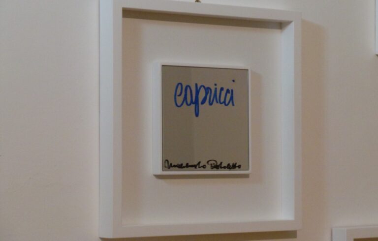 Michelangelo Pistoletto - Capricci - veduta della mostra presso la Galleria Gino Monti, Ancona 2015