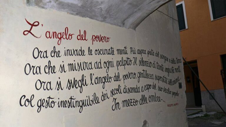 Muri dAutore Salerno courtesy Fondazione Alfonso Gatto 2 Salerno, Street Art e poesia di strada. Crescono i Muri d’Autore promossi dalla Fondazione Alfonso Gatto. In memoria di un grande poeta del Novecento