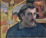 Paul Gauguin, Autoritratto con Cristo giallo, 1890-91 - Parigi, Musée d’Orsay