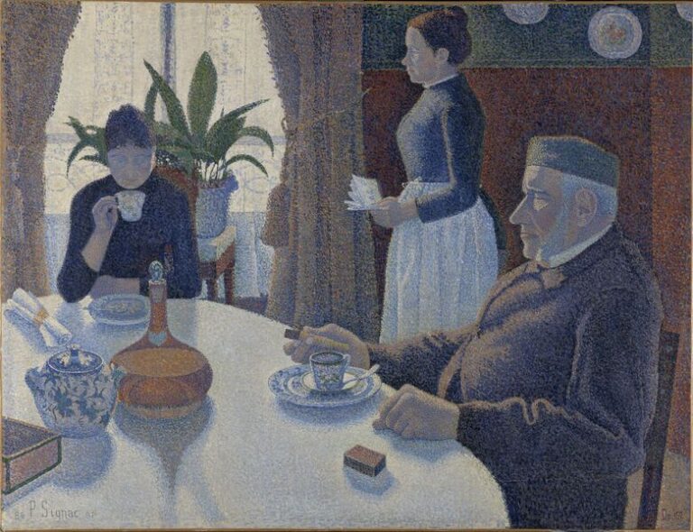 Paul Signac, La sala da pranzo, 1886-87 - Kröller Müller Museum, Otterlo
