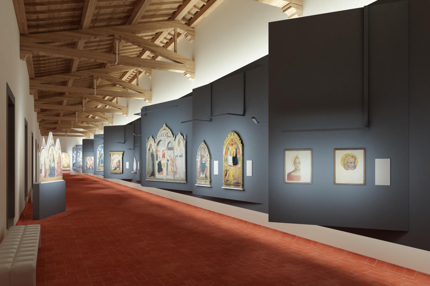 Rendering del nuovo Museo degli Innocenti a Firenze