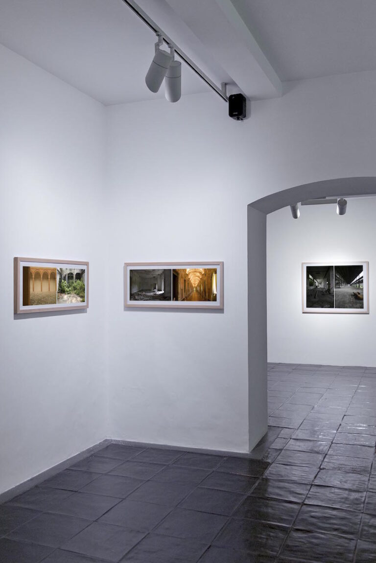 Studio Azzurro – Campo Controcampo – veduta della mostra presso la Galleria Paola Verrengia, Salerno 2015 – photo Ciro Fundarò