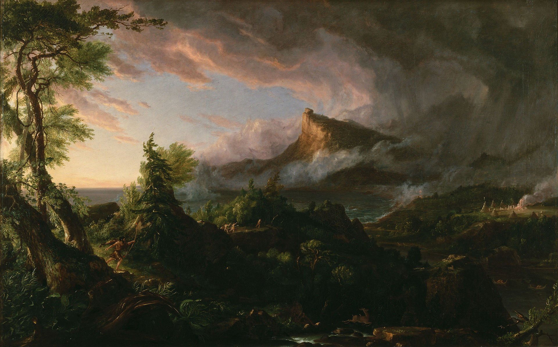 Thomas Cole, The Course of Empire. The Savage State, 1836