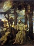 Tiziano Vecellio, San Francesco riceve le stimmate, 1525