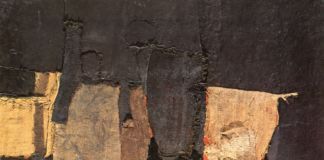 Alberto Burri, Sacco e nero, 1955