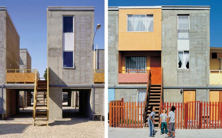 Alejandro Aravena, Quinta Monroy Housing, 2004, Iquique, Cile Photo: Cristobal Palma