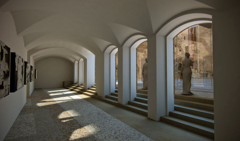 Antiquarium - Nuovo Museo del Foro © Render Mario Bellini Architects